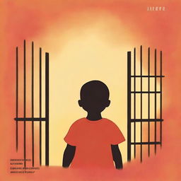 A book cover with warm colors for a book titled 'Parenting While Incarcerated' that conveys hope and resilience