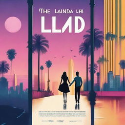 Create a unique and different movie poster for the film LA LA LAND