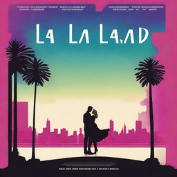 Create a unique and different movie poster for the film LA LA LAND