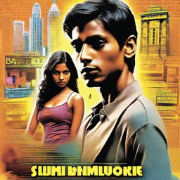 Design a unique and different movie poster for the famous Bollywood movie SLUMDOG MILLIONAIRE