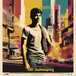 Design a unique and different movie poster for the famous Bollywood movie SLUMDOG MILLIONAIRE