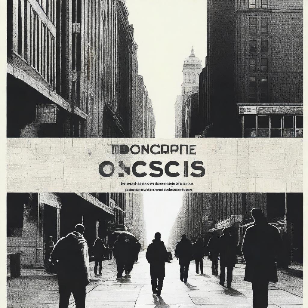 Design a movie poster for 'Concrete Connections' featuring a dynamic urban backdrop of Brooklyn, with a focus on the city’s gritty and vibrant environment