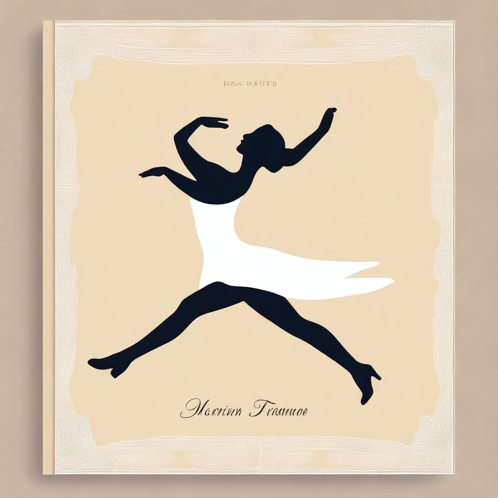 A beautifully designed book cover featuring a graceful figure in motion, wearing figure skates