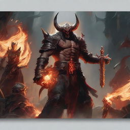 Create YouTube thumbnails for Diablo 4, showcasing changes by class