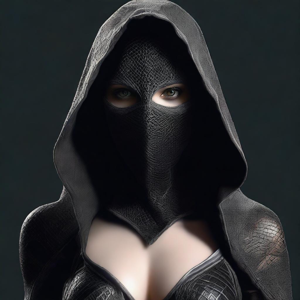 A high-resolution photo of a sexy female Nazgûl from Lord of the Rings