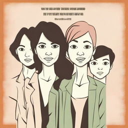 Create a movie poster featuring three characters with the title 'The Mother, the Menacer, and Me'