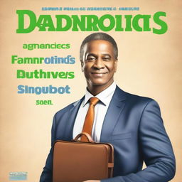 Create an image for a book cover titled 'DADONOMICS: MASTERING MONEY AND FATHERHOOD'