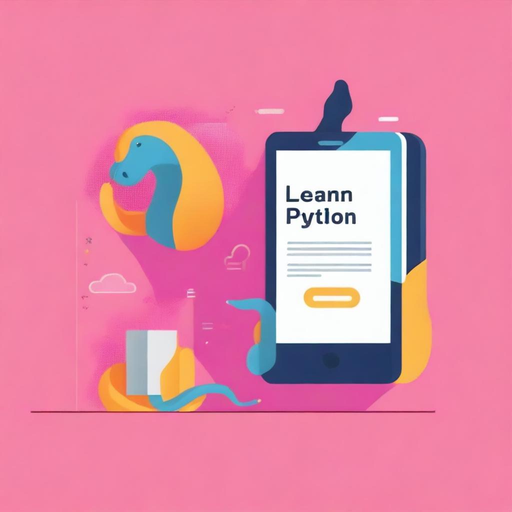 Create an ebook cover for 'Learn Python the Easy Way: A Beginner's Guide to Coding'