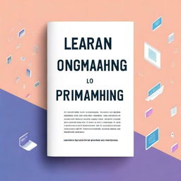 Create a book cover titled 'Learn Programming the Easy Way: A Beginner's Guide to Coding