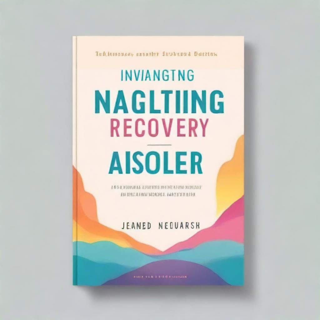 Create a book cover for a book titled 'Navigating Recovery: 12 Steps Simplified - A No BS Guide to 12 Step Success and Thriving in Recovery'