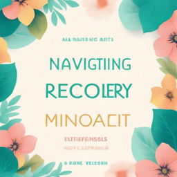 Create a book cover for a book titled 'Navigating Recovery: 12 Steps Simplified - A No BS Guide to 12 Step Success and Thriving in Recovery'