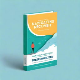 Design a book cover for a book titled 'Navigating Recovery: 12 Steps Simplified - A No Bullshit Guide to 12 Step Success and Thriving in Recovery'