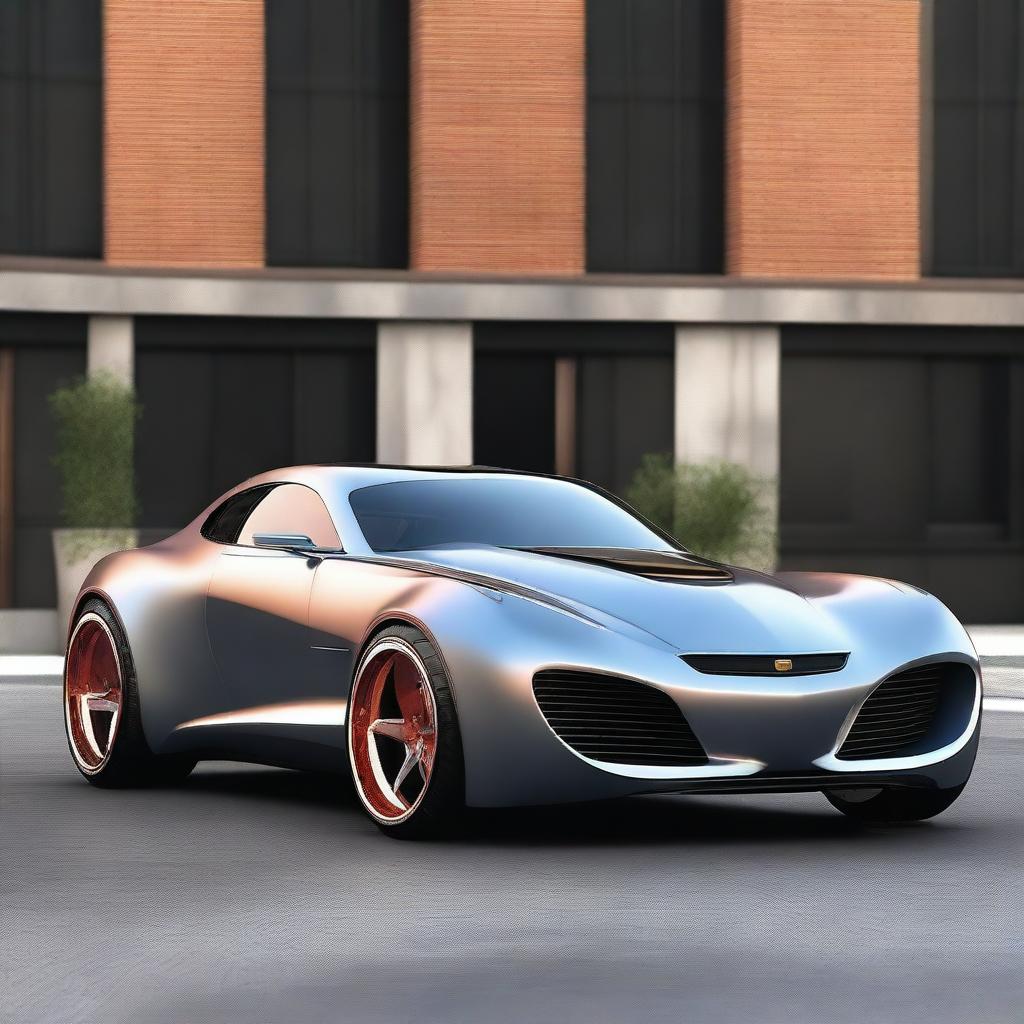 Create a custom hypercar that is a fusion of a 1939 Chevy coupe and Camaro