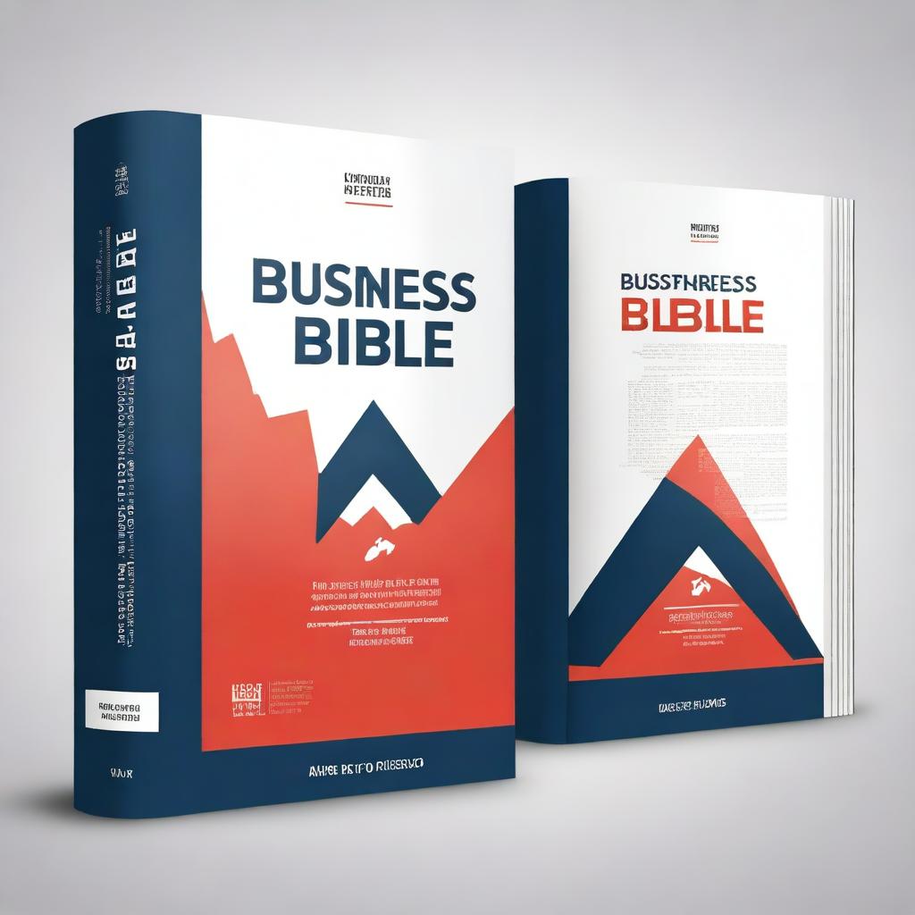 Create a book cover for a book titled 'Business Bible'