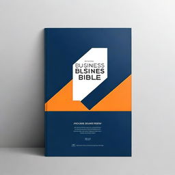 Create a book cover for a book titled 'Business Bible'