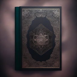 A captivating abstract art piece titled 'Book of Shadows'