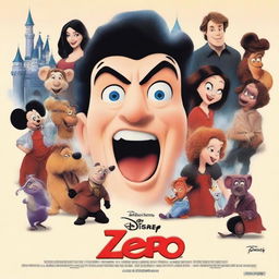 A movie poster for a thriller comedy titled 'Zero Dark Disney'