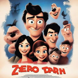 A movie poster for a thriller comedy titled 'Zero Dark Disney'