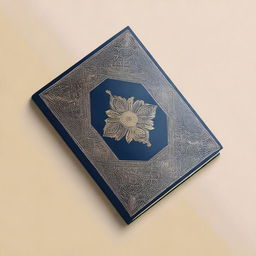 Create a hardback book cover with an elegant and timeless design