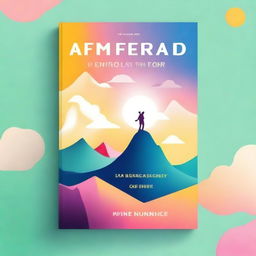 Create a self-help book cover featuring an uplifting and motivational theme