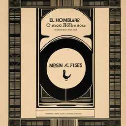 A 1920s book cover titled 'El Hombre Que Se Encogía de Hombros'