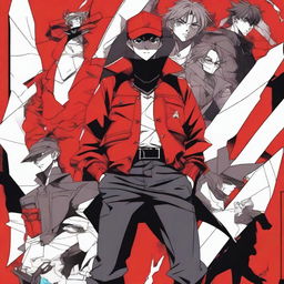 In the center of the poster, Jacob Casillas stands out as the new protagonist in the drawing style of Neon Genesis Evangelion