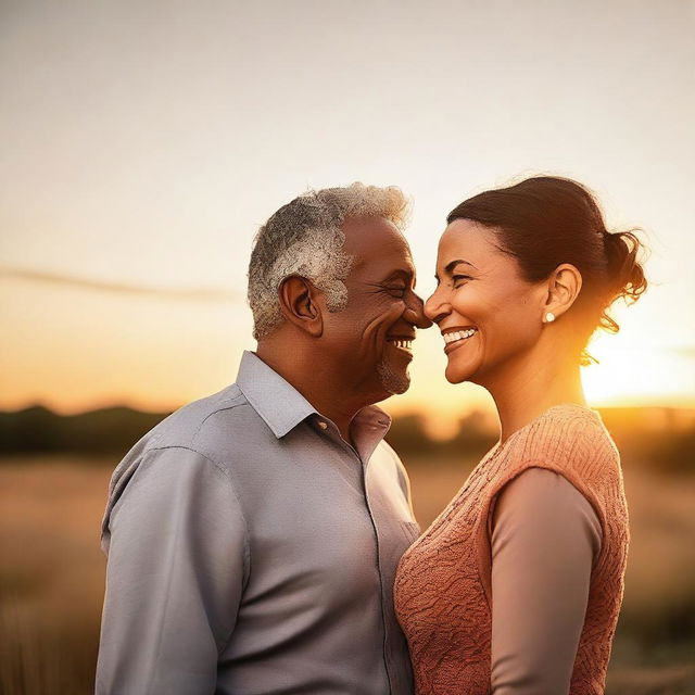 A couple consisting of a man and a woman standing together