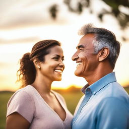 A couple consisting of a man and a woman standing together