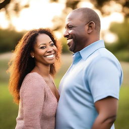 A couple consisting of a man and a woman standing together