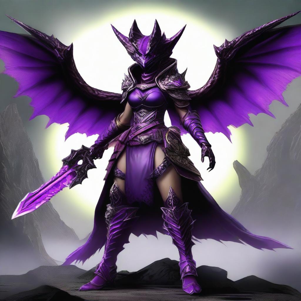 Create an image of a female Monster Hunter character wearing Gore Magala armor and wielding a light bowgun