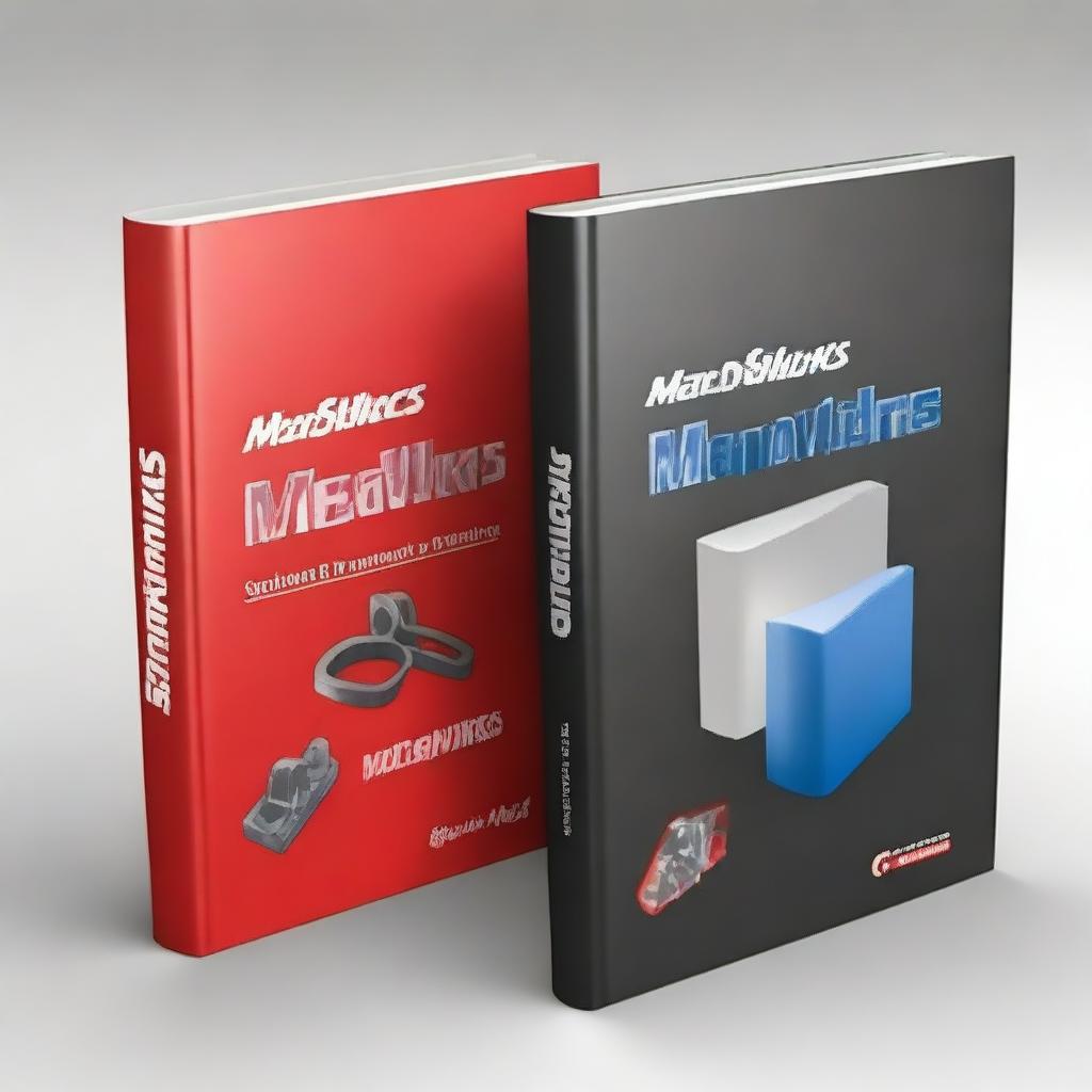 A book cover for a SolidWorks guide titled 'Manual de Uso de MoldWorks'