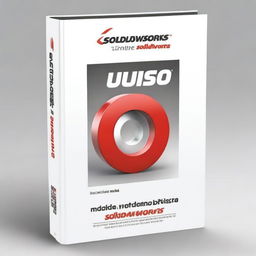 A book cover for a SolidWorks guide titled 'Manual de Uso de MoldWorks'