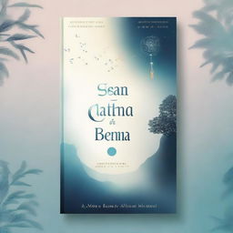 A book cover design for a novel titled 'Pesan Cahaya di Antara Benua'