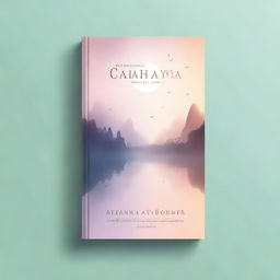 A book cover design for a novel titled 'Pesan Cahaya di Antara Benua'