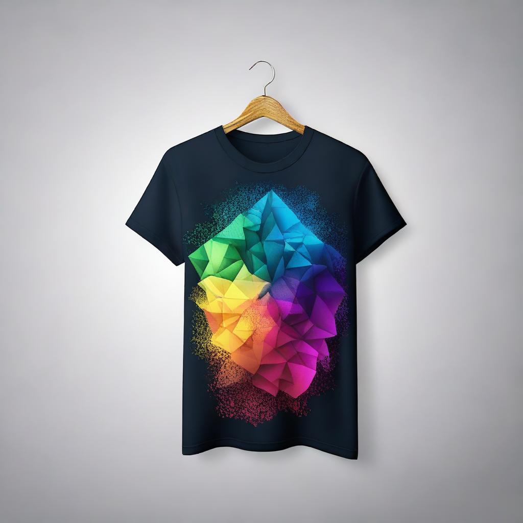 Create a stylish and modern t-shirt design that is visually appealing and suitable for all ages