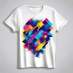 Create a stylish and modern t-shirt design that is visually appealing and suitable for all ages