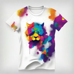 Create a stylish and modern t-shirt design that is visually appealing and suitable for all ages