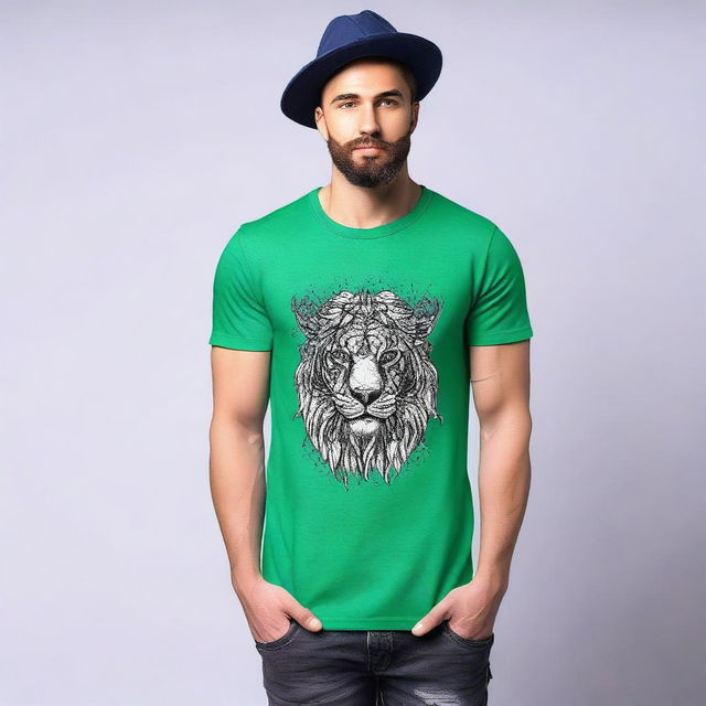 Create a realistic design for a T-shirt