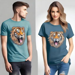 Create a realistic design for a T-shirt