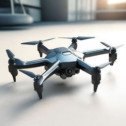 Create a detailed image of a futuristic tactical drone named Drone 112