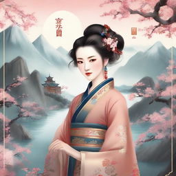 A cover for a historical Chinese novel featuring a female protagonist