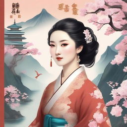 A cover for a historical Chinese novel featuring a female protagonist