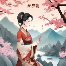 A cover for a historical Chinese novel featuring a female protagonist