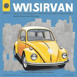 A detailed illustration of Herbert Diess's journey from humble beginnings to leading the Volkswagen Group to success