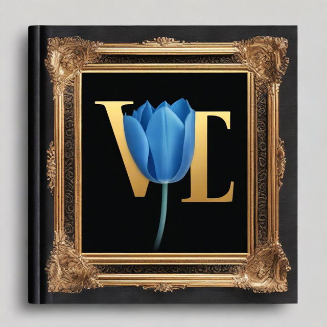 A black book cover with the title 'DEV' in bold letters, featuring a blue tulip symbol