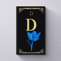 A black book cover with the title 'DEV' in bold letters, featuring a blue tulip symbol