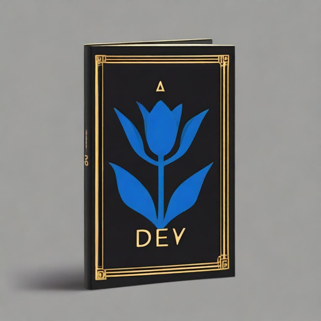 A black book cover with the title 'DEV' in the center