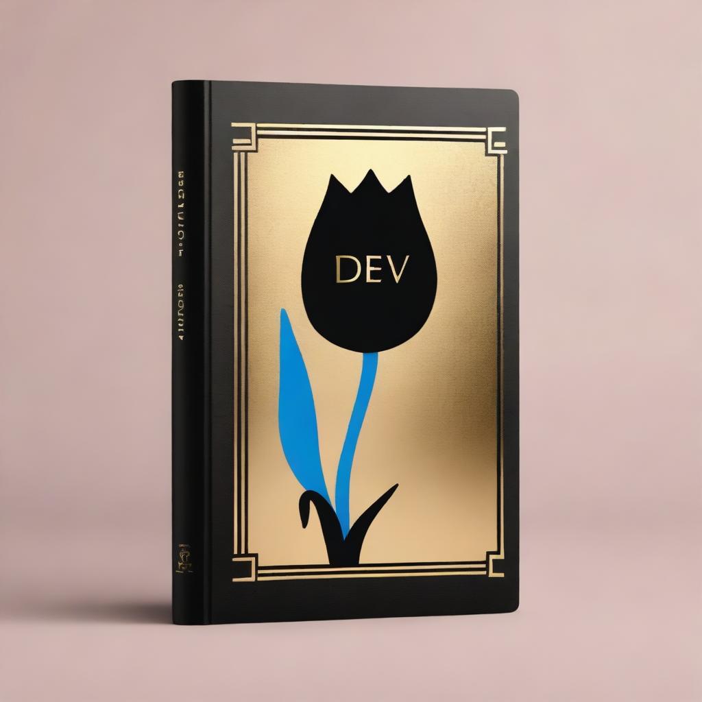 A black book cover with the title 'DEV' in the center