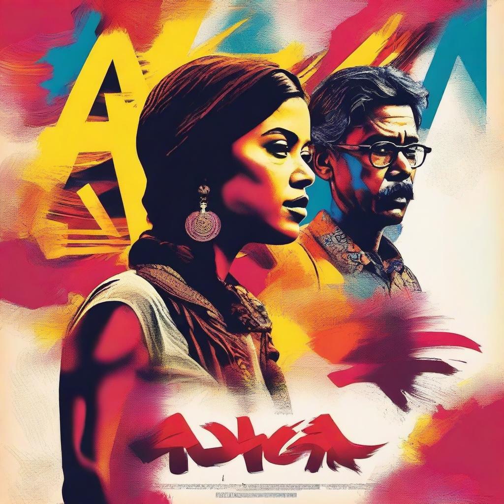 Create a movie poster for a film titled 'Akka'