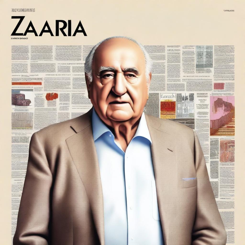 A detailed illustration showcasing Amancio Ortega's rise from a textile worker to a fashion magnate with Zara